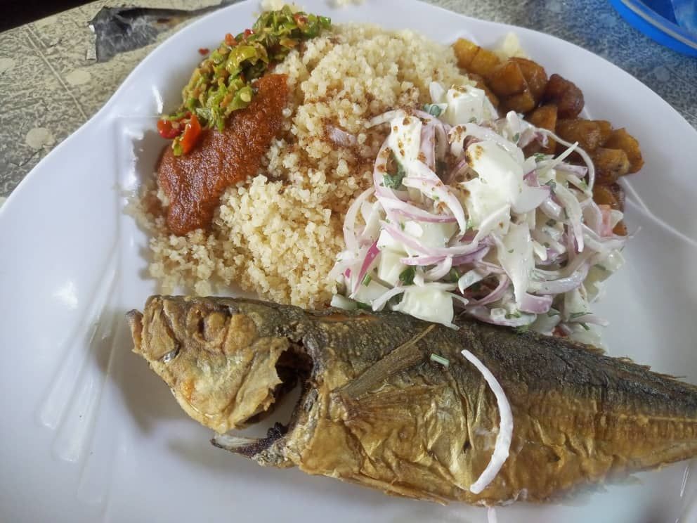 Attièkè+ aloco+poisson silivi Chez UTB 