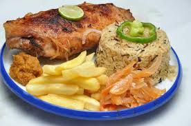 Riz + frite+aileron Chez UTB