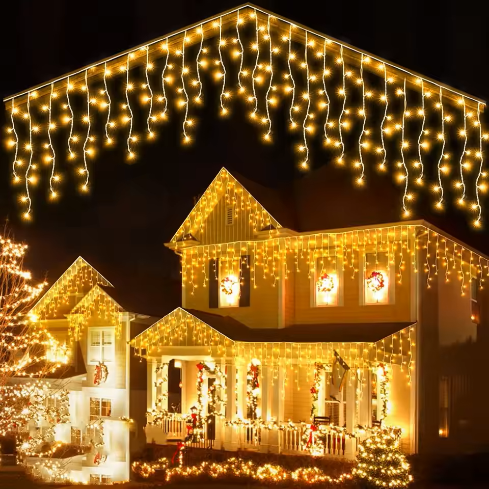 4M LED Icicle String Lights