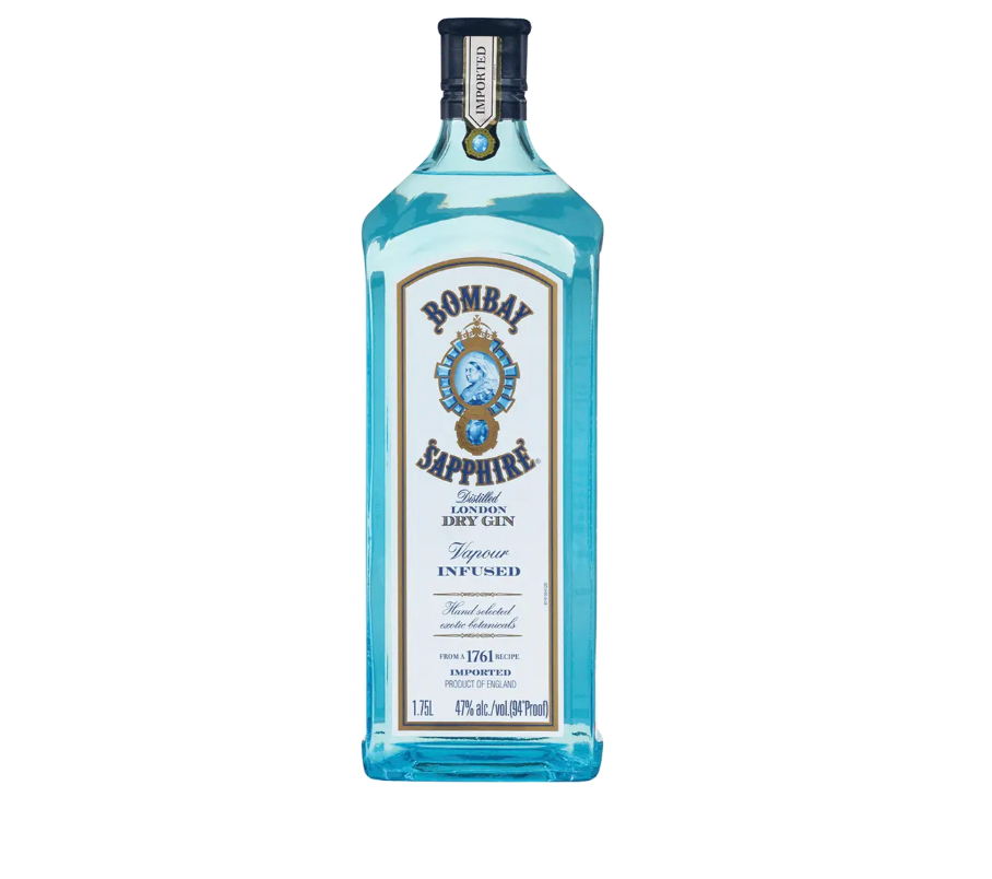 Bombay Sapphire Gin, 1L.