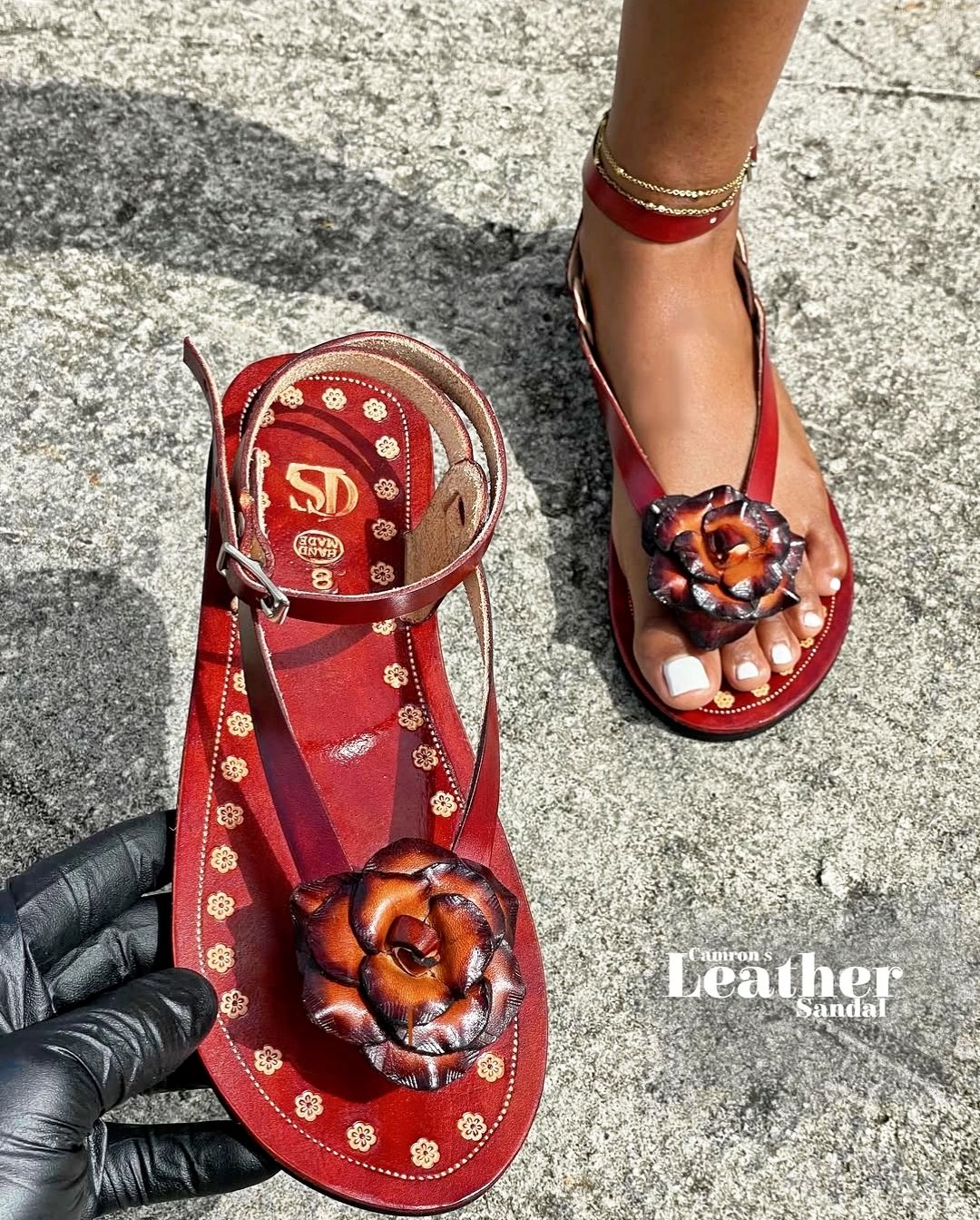 Spiced Mahogany Sandals