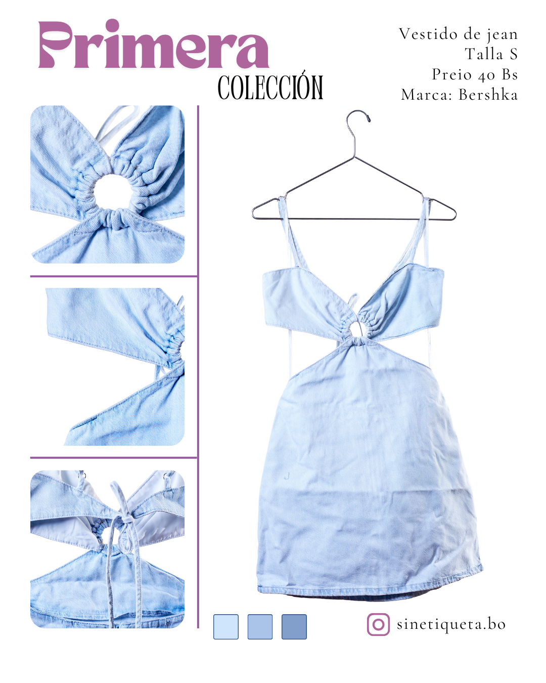 Vestido de jean 