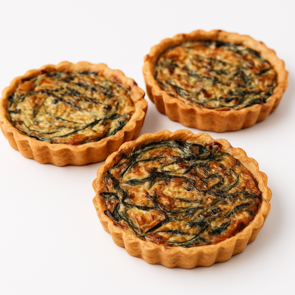 Quiche Tartlets / Tartaletas de Quiche