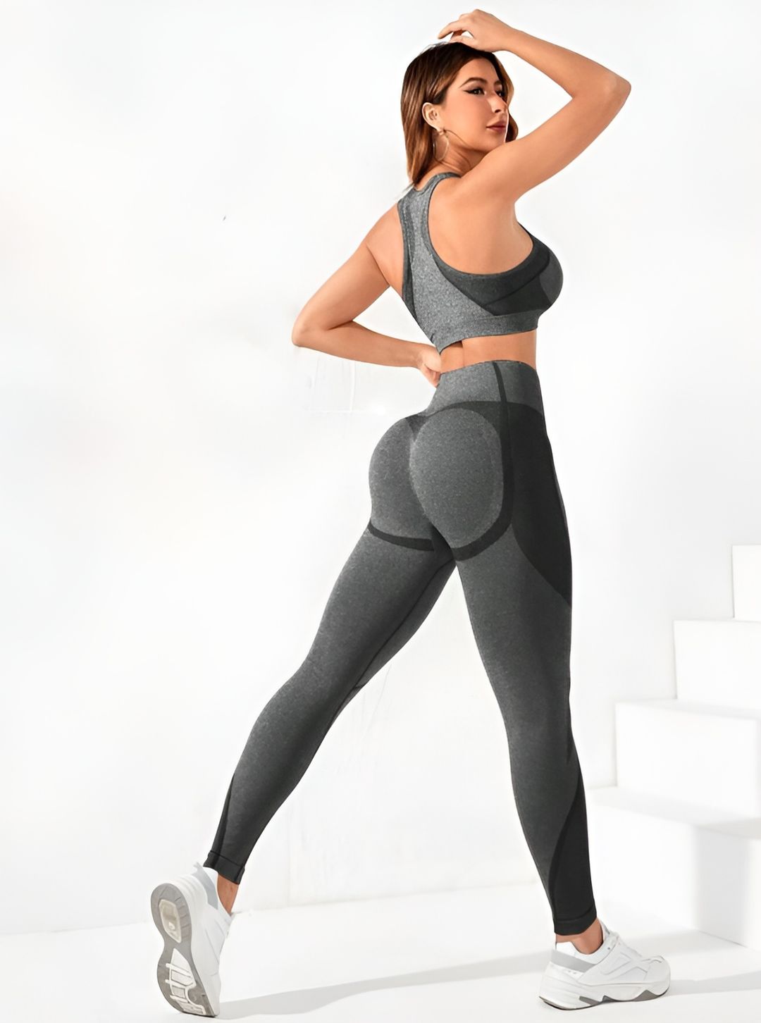 Dark Grey Armless 2 Piece Set