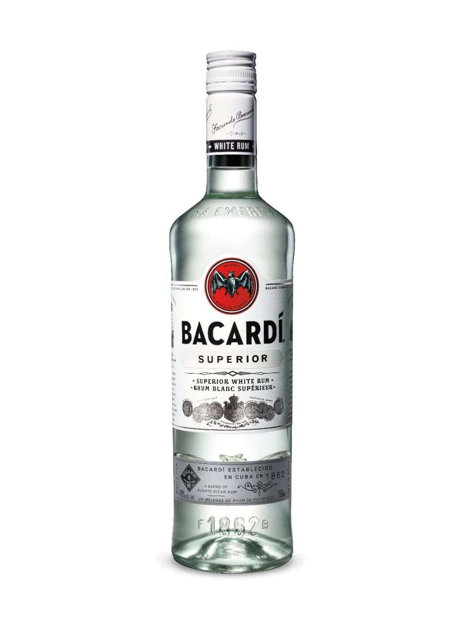 Bacardi Superior Rum, 1L.
