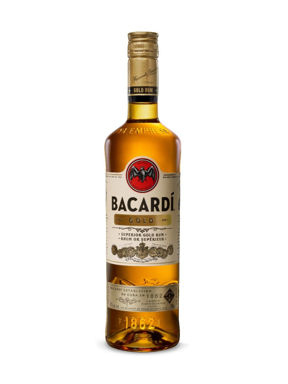 Bacardi Gold Rum, 1L.