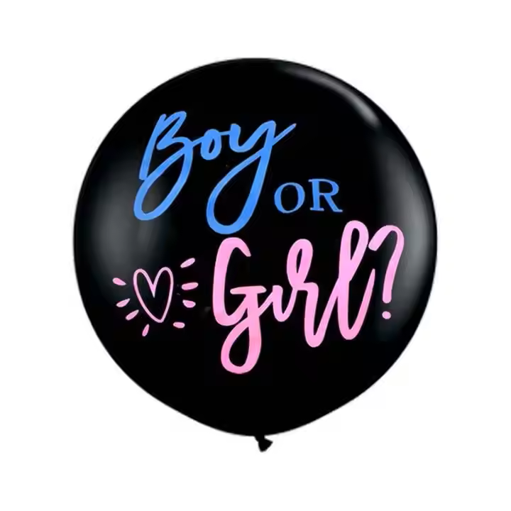 Gender Reveal Balloon With Confetti