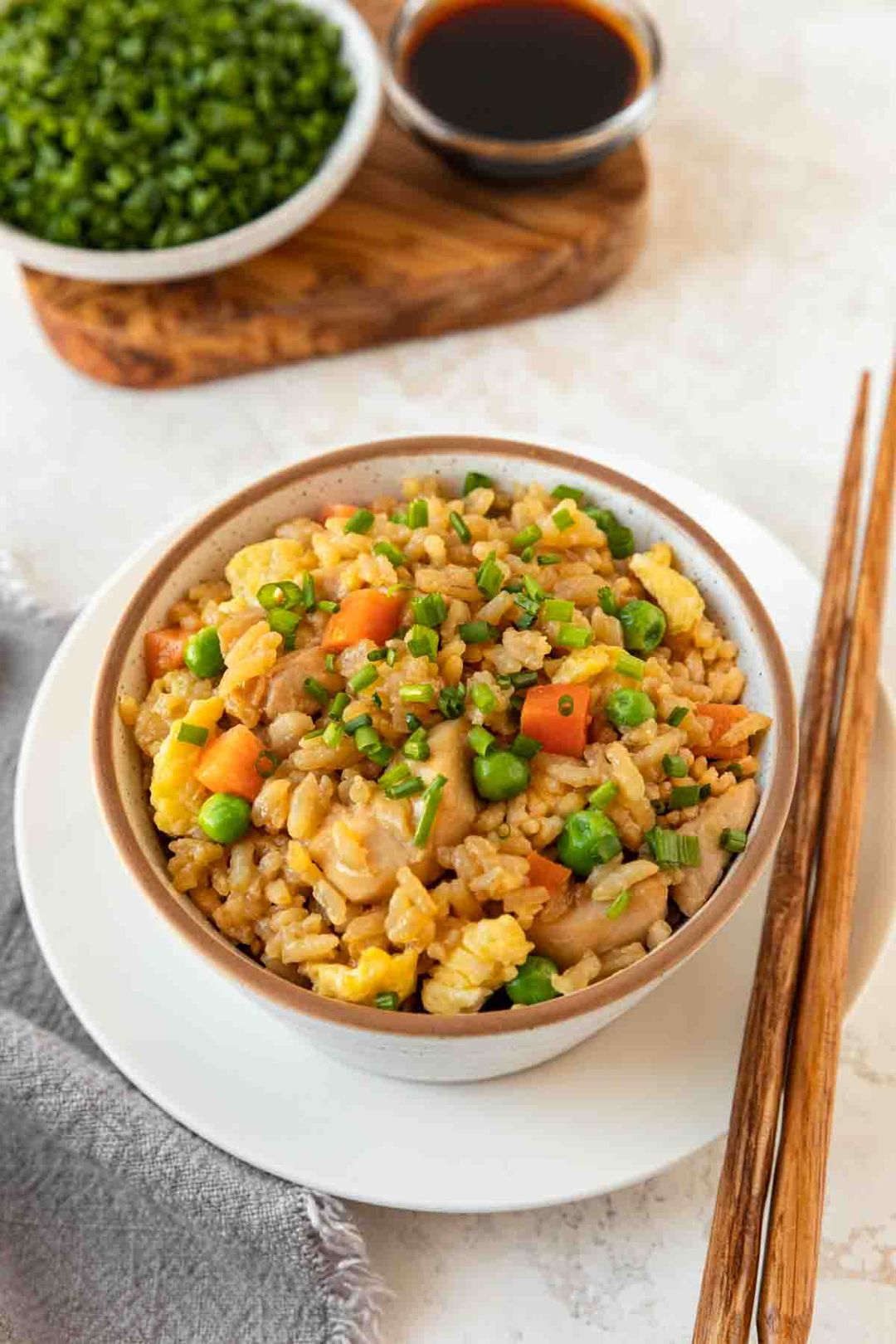 Chicken Fried Rice with Vegetables