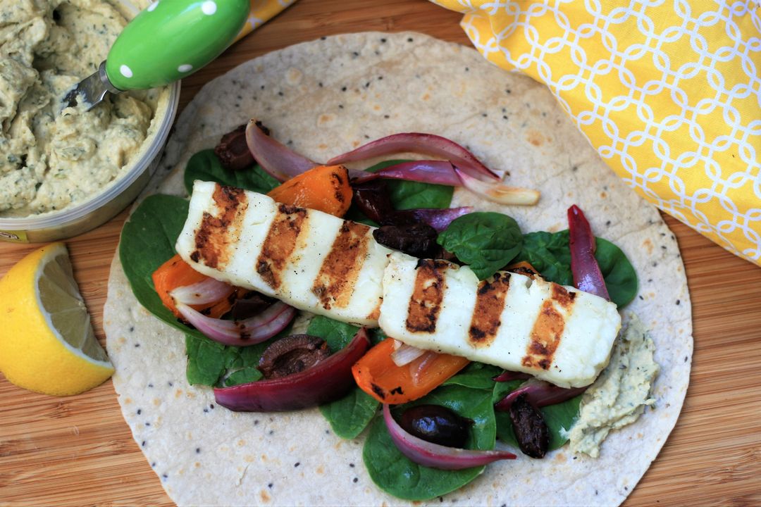 Halloumi Pesto Wrap