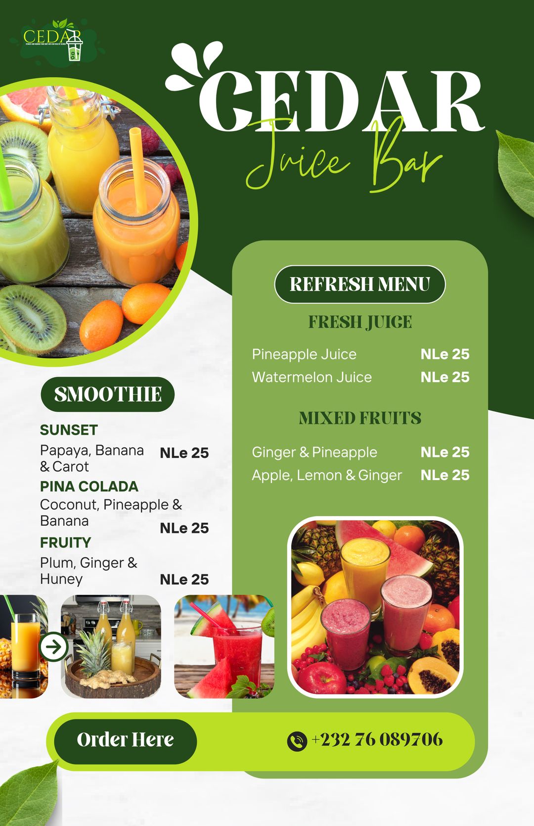 Menu Design
