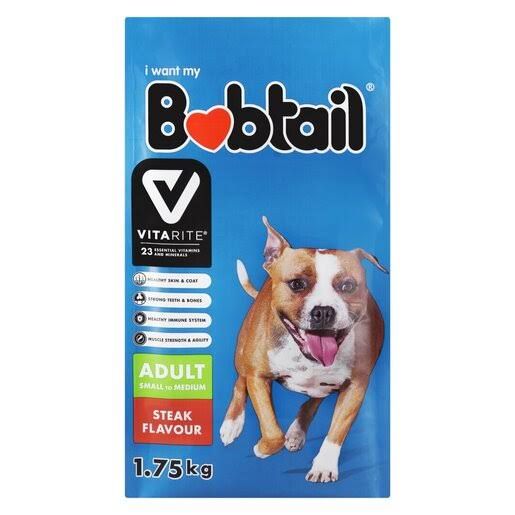 Bobtail Adult Steak Mini/Sm/Med 1.75kg