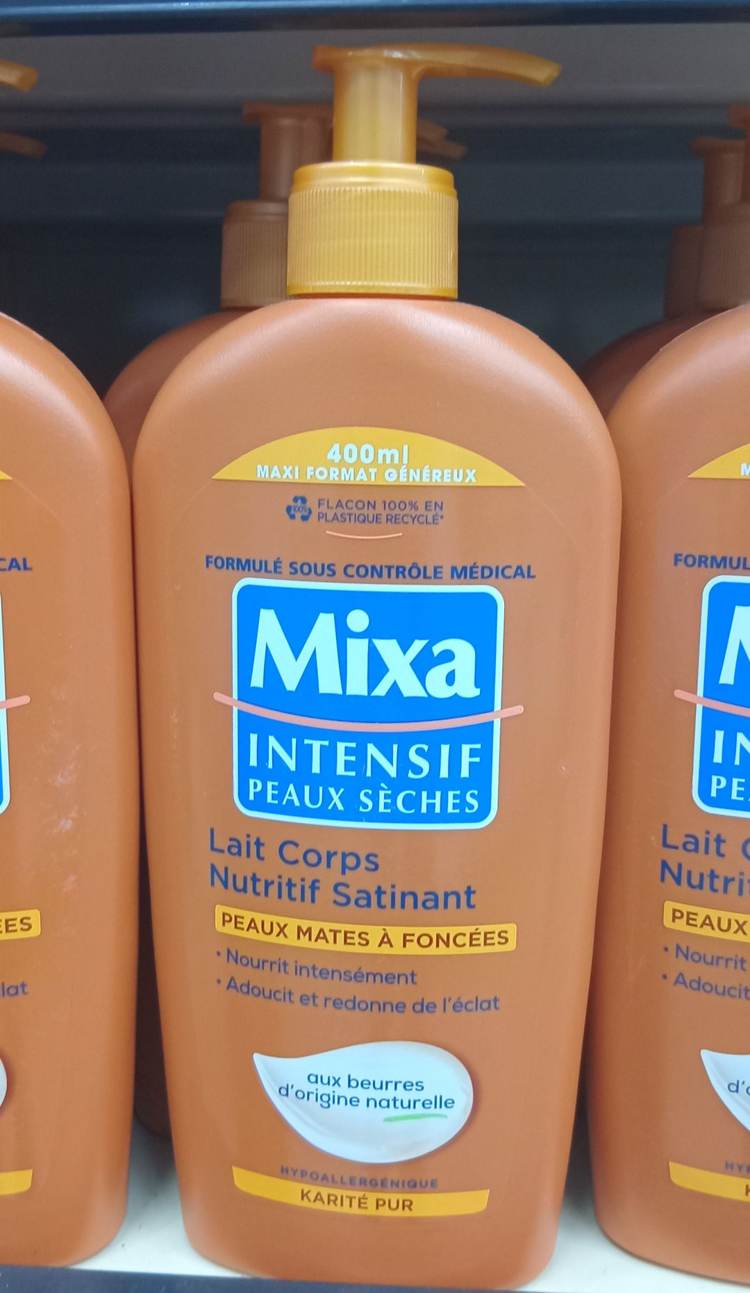 Mixa Int. Peaux Mates Lait Corps Kariet Pur 400ml