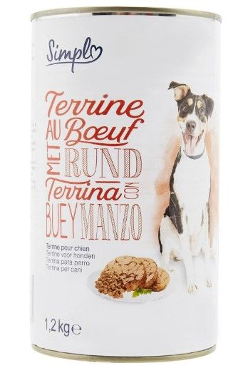 Simple Chien Tin Terr. Boeuf 1.2kg