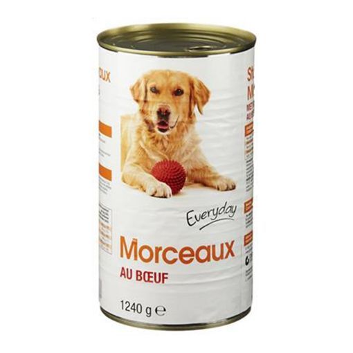Everyd Chien Morceaux Boeuf 1240gr