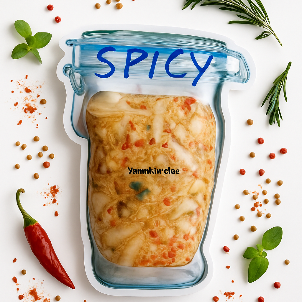 Spicy Kimchi 1 Pint (Pouch) / Kimchi Picante 1 Pinta (Bolsa)