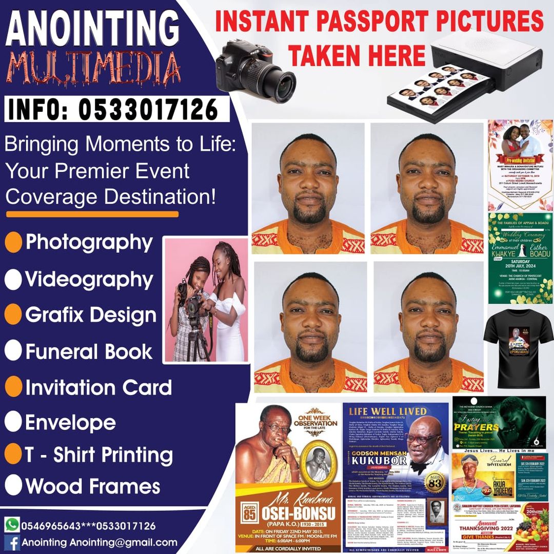 PHOTOGRAPHY, VIDEOGRAPHER AND GRAFIX DESIGN 