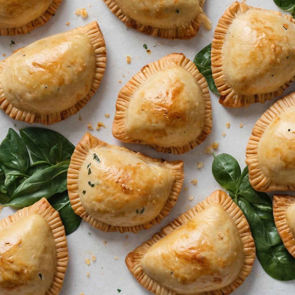 Baked Empanadas – Spinach & Cheese (6 units) / Empanadas Horneadas – Espinaca y Queso (6 unidades)