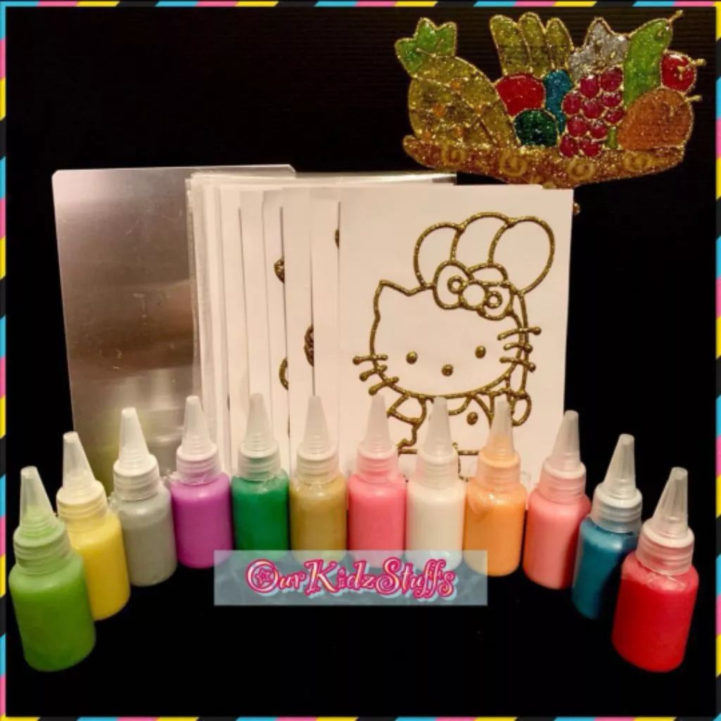 Glittery Oven-baked Window Art Kit