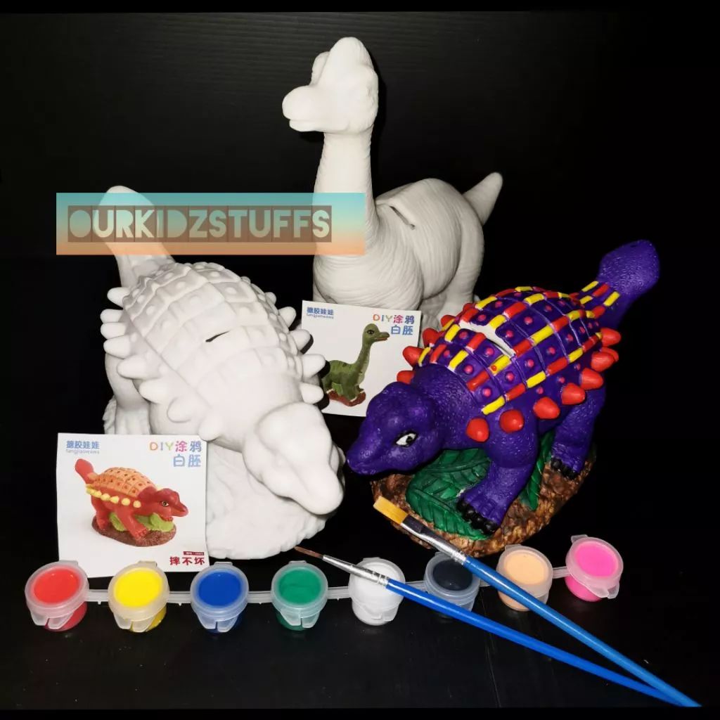 Medium Size Silicon Piggy Bank Painting (16-20cm) Boys Edition