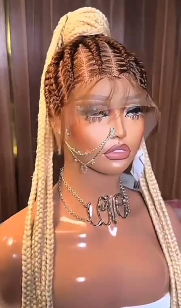 Ponytail cornrow