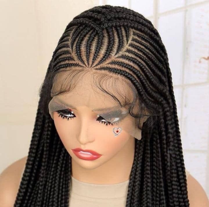 Stylish All back cornrow 