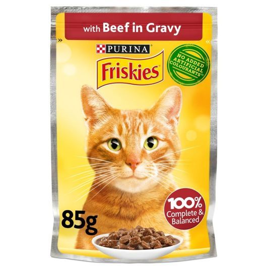 FRISKIES Cat CiG Beef Pouch (85g)