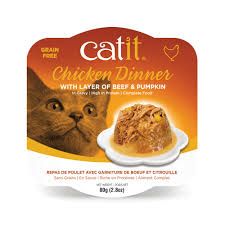 Catit Chicken Dinner, Beef & Pumpkin 80 g, 