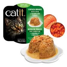 Catit Chicken Dinner, Salmon & Carrot 80 g, 