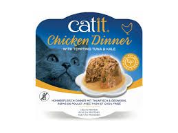 Catit Chicken Dinner, Tuna & Kale 80 g, 