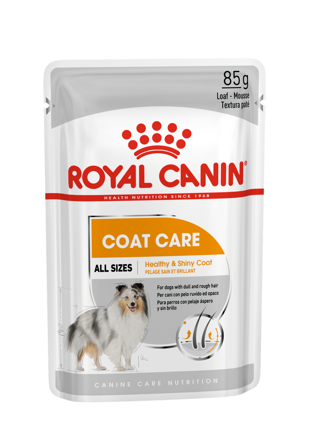 Royal Canin Canine Care Nutrition Coat Care (WET FOOD - Pouches)  85g