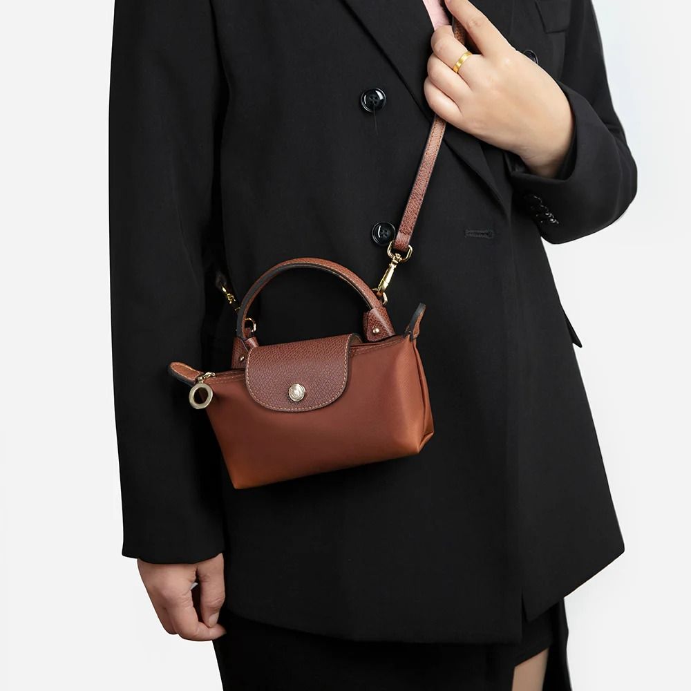 LONGCHAMP LE PLIAGE POUCH CLASSIC TOP HANDLE WITH STRAP