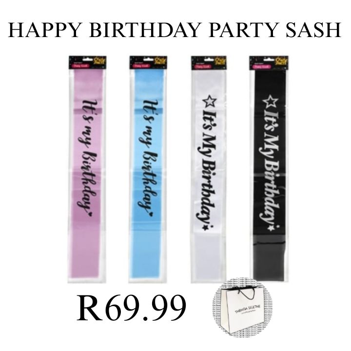 It's My Birthday Sash 