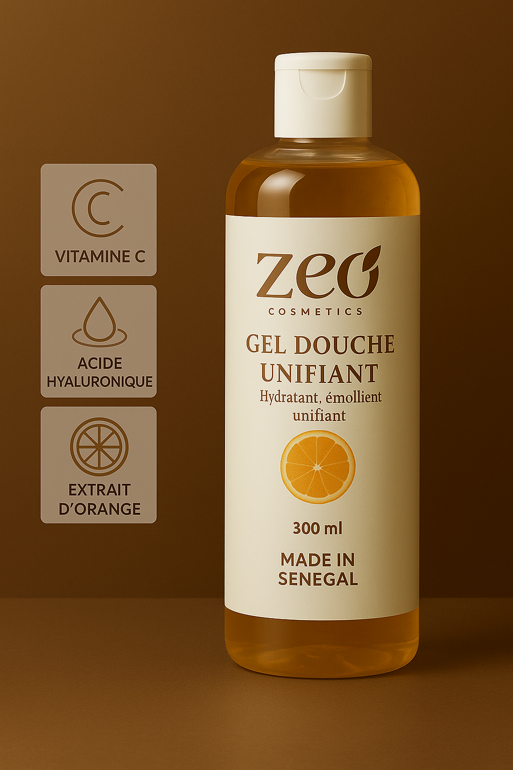 Gel douche unifiant 
