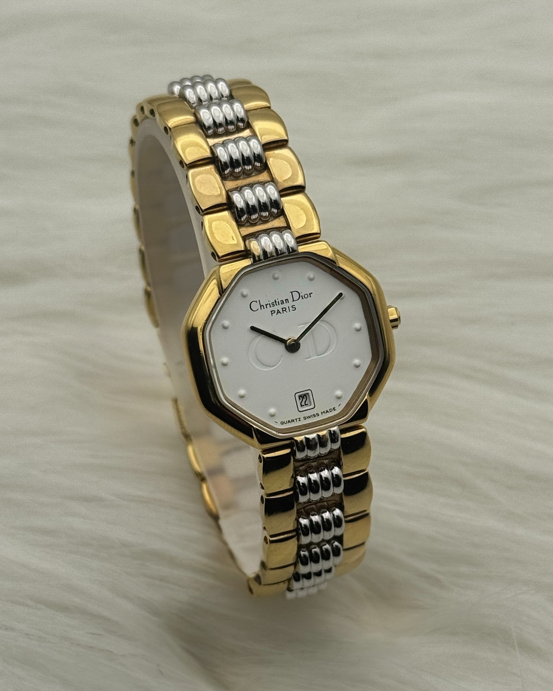 Christian Dior Octagonal Gold