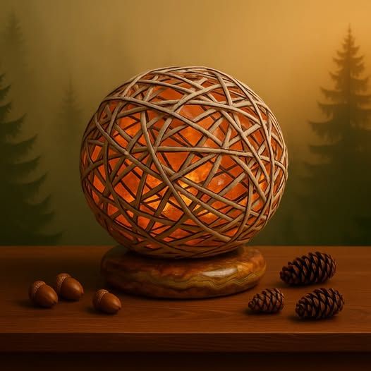 Sandstone Nest Salt Lamp ( 9kg  )