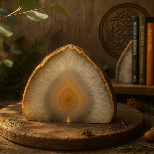 Golden Eye ( 1.2kg ) Natural Geode Bookend