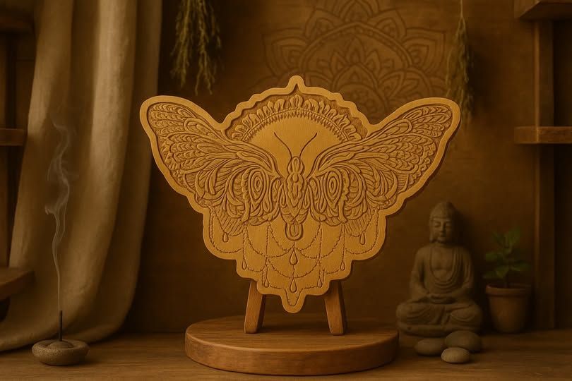 Lunar Moth On Zenwood