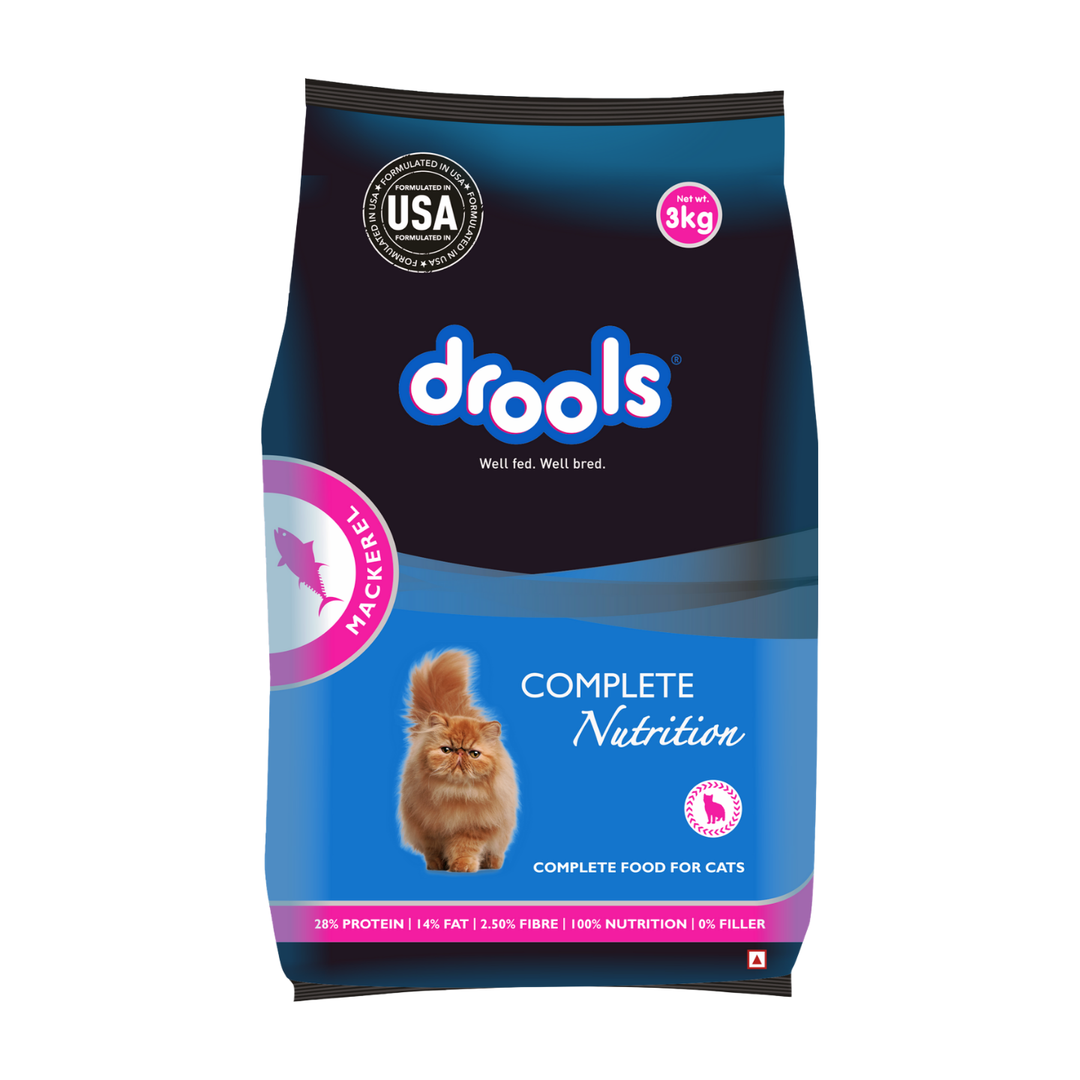 Drools AdultCat Dry Food Mackerel 3kg