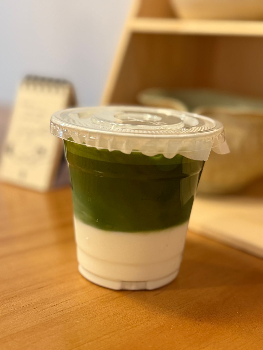 Matcha latte strong (iced)