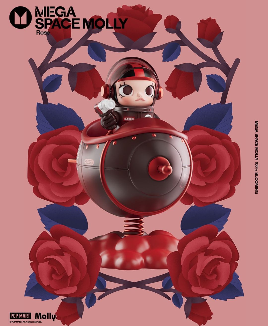 MEGA SPACE MOLLY 100% Blooming Series-Rose