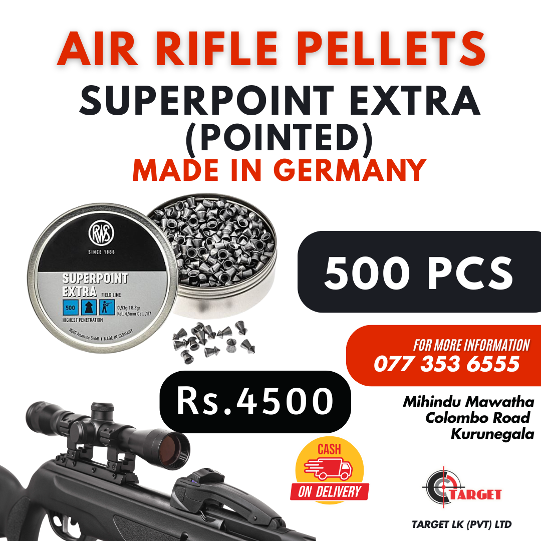 Superpoint Extra  - 500Pcs - Made in GERMANY / Air Rifle / Air Rifle Pellets / Shooting