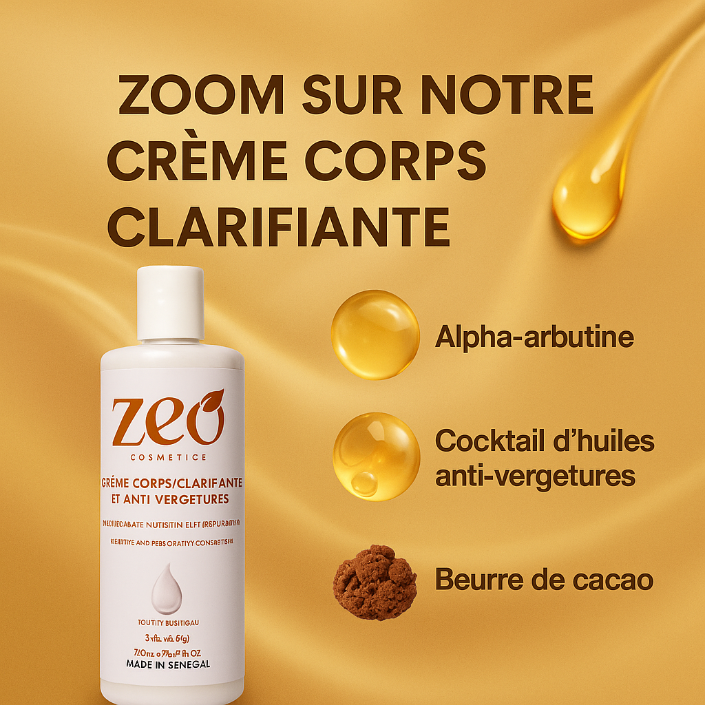 Creme de corps clarifiante 