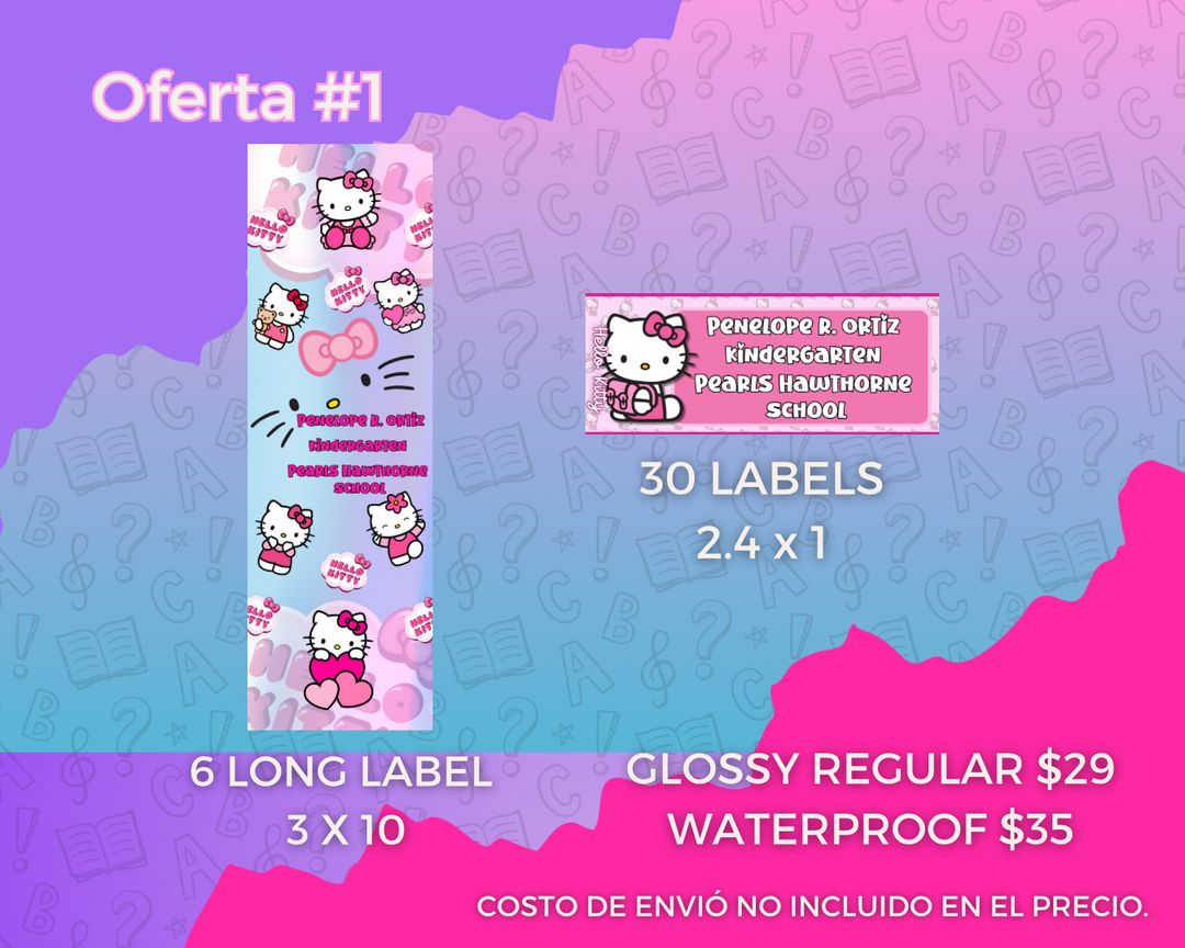 Back to school OFERTA 1 WATERPROOF 