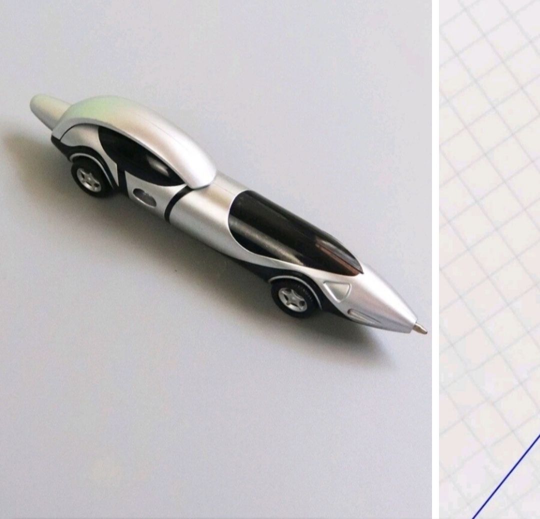 Car Shaped Blue Ball Point Pen 