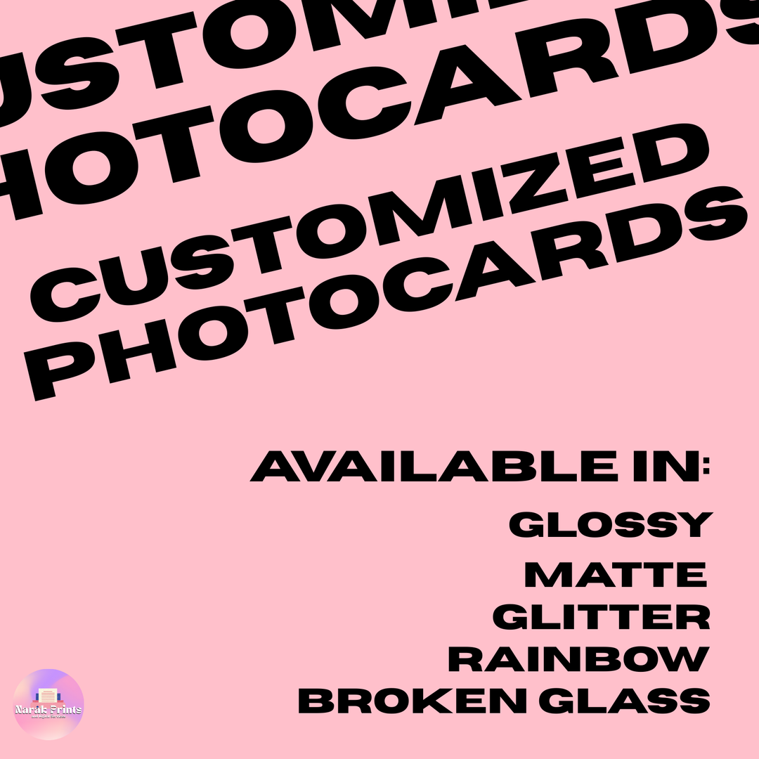 Customize Photocards (50 pcs and up)
