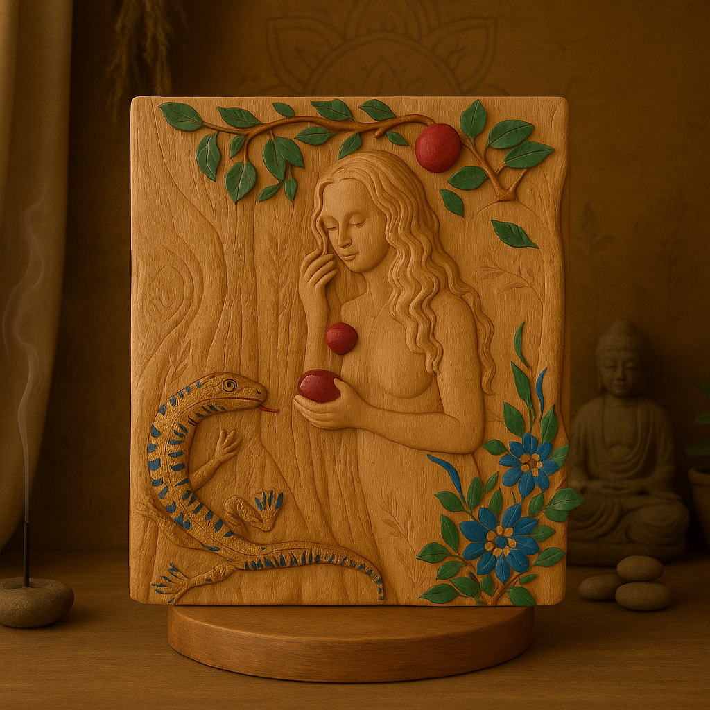 Garden of Temptation Zenwood Carving