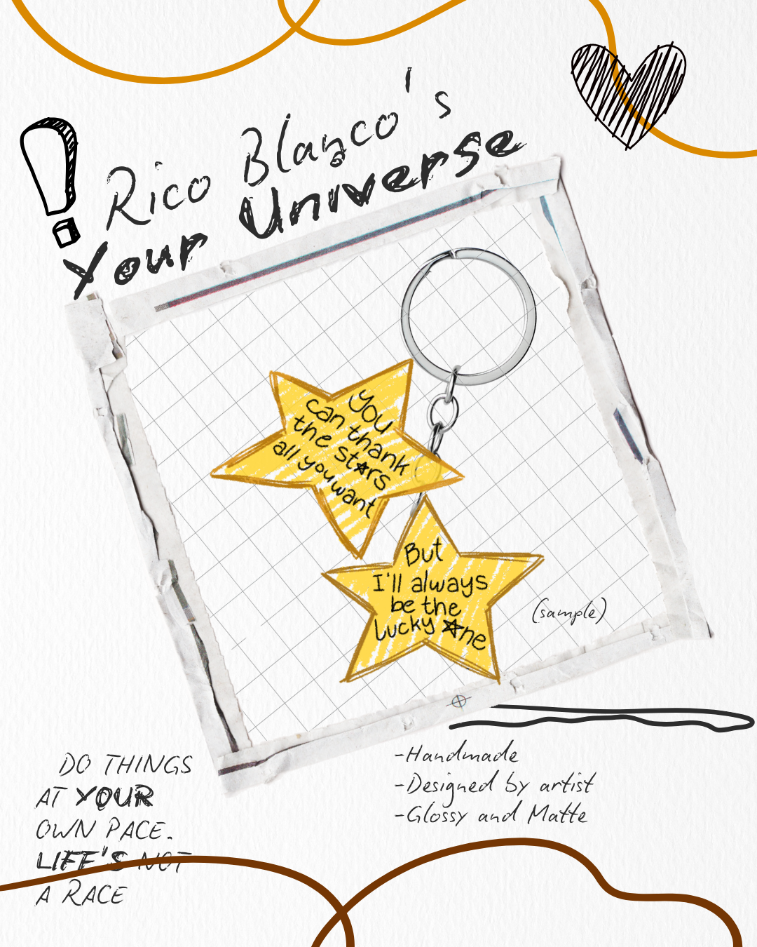 Rico Blanco 'Your Universe' Keychain