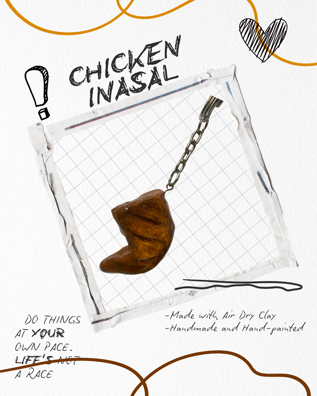 Chicken Inasal Keychain