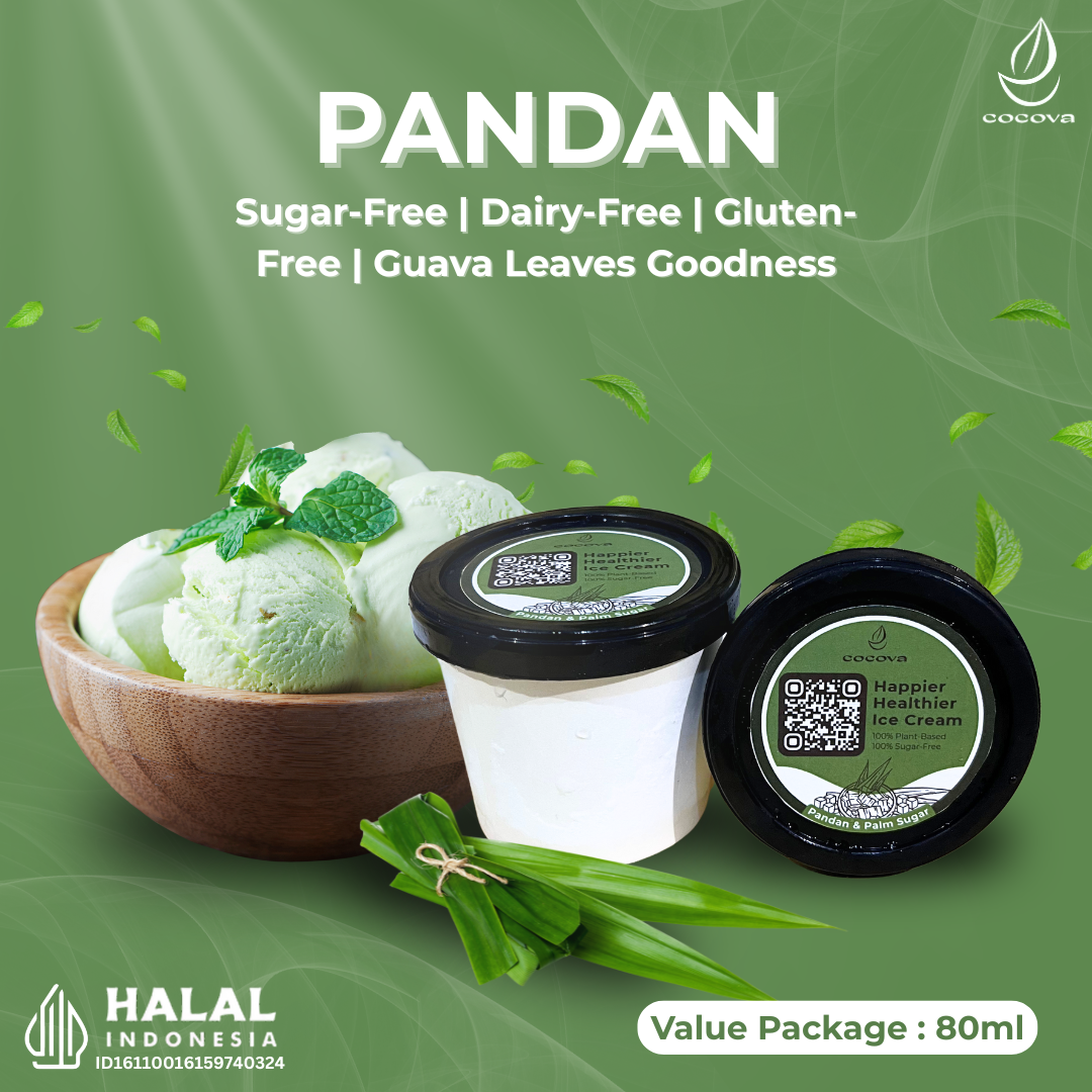 COCOVA Pandan -  Value Package 80 ml
