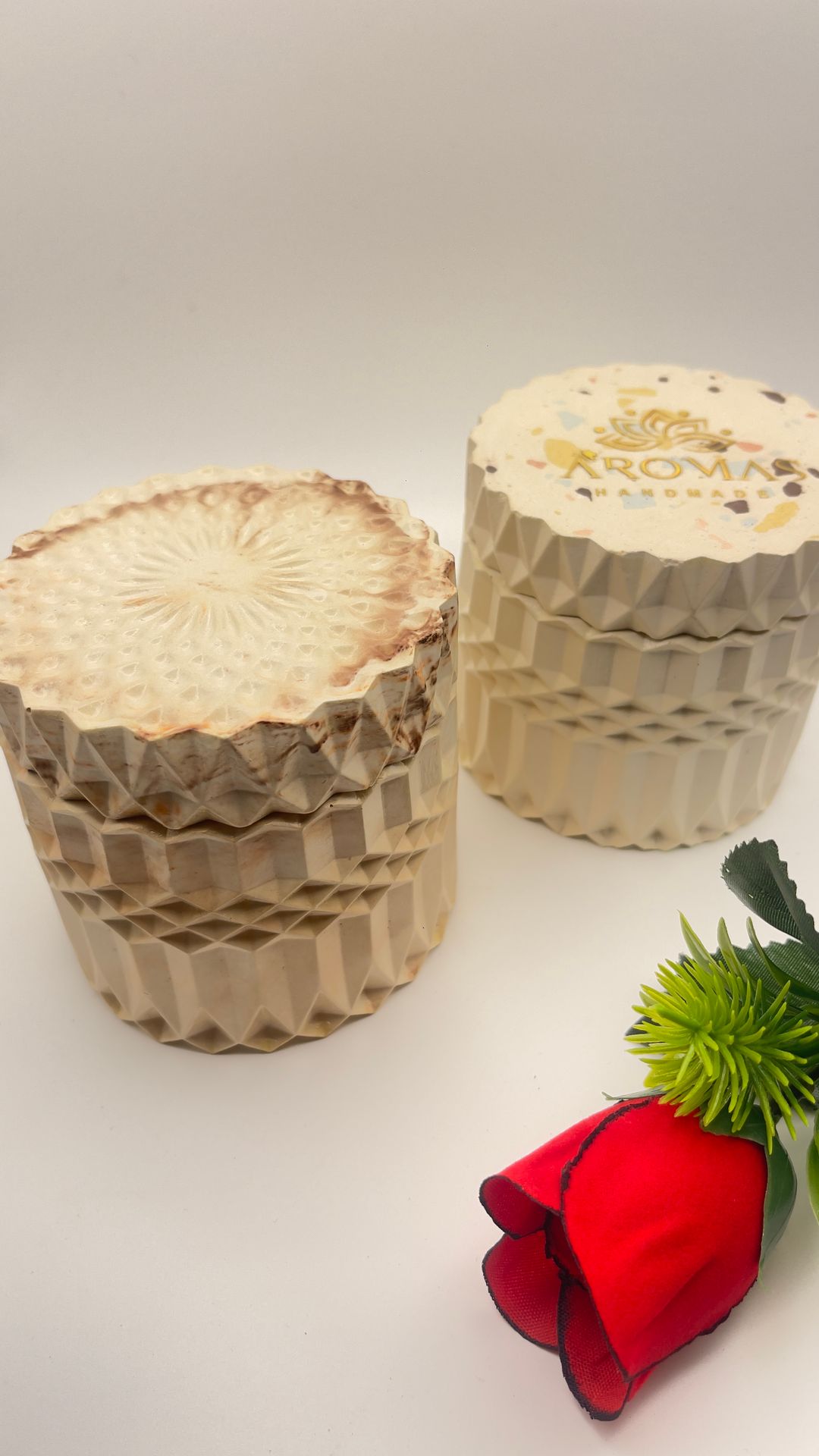 Velas individuales de cerámica 8 oz – Aromas Handmade